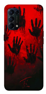 Чехол Bloody hands для Oppo Reno 5 4G