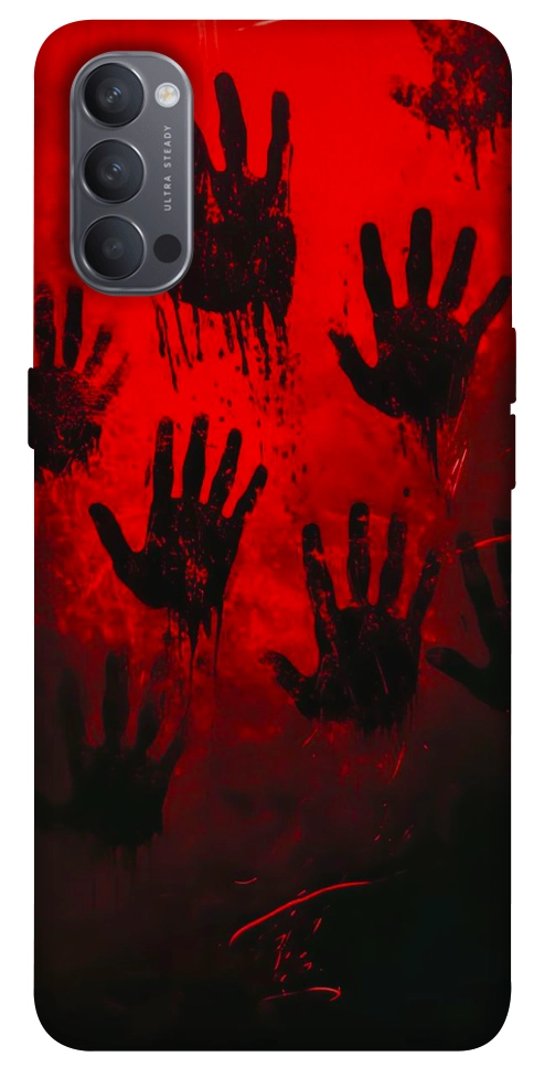 Чехол Bloody hands для Oppo Reno 4