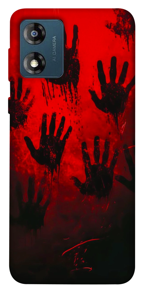 Чохол Bloody hands для Motorola Moto E13