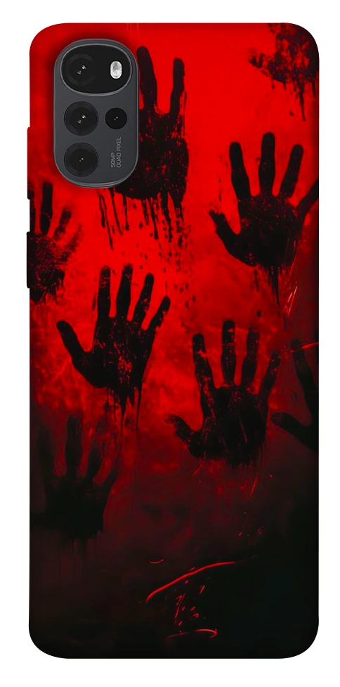 Чохол Bloody hands для Motorola Moto G22
