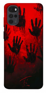 Чохол Bloody hands для Motorola Moto G22