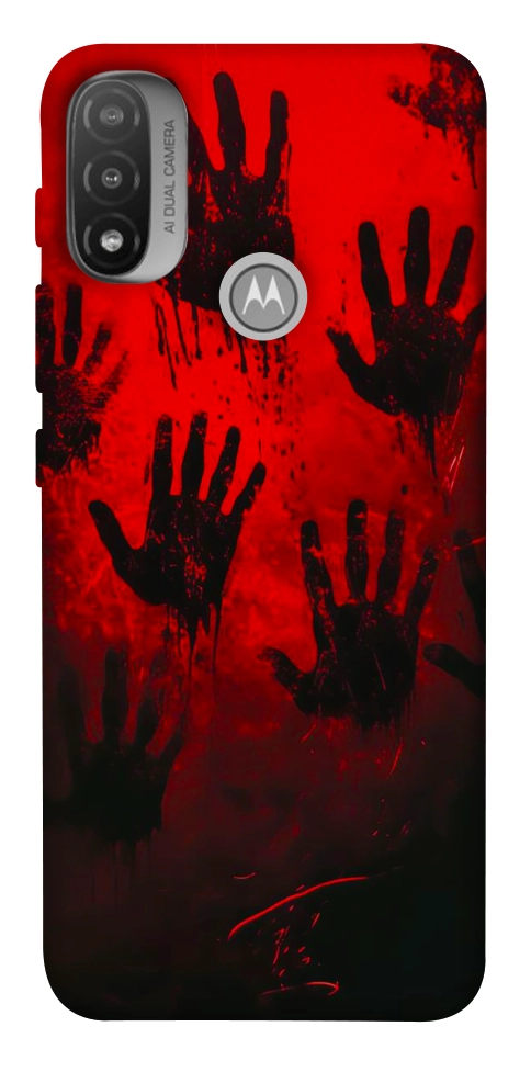 Чехол Bloody hands для Мotorola Moto E20