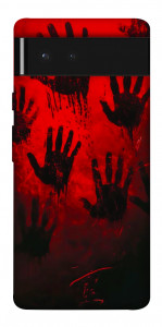 Чехол Bloody hands для Google Pixel 6