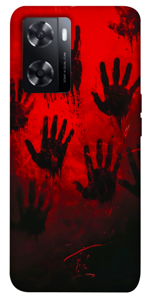 Чехол Bloody hands для Oppo A77s