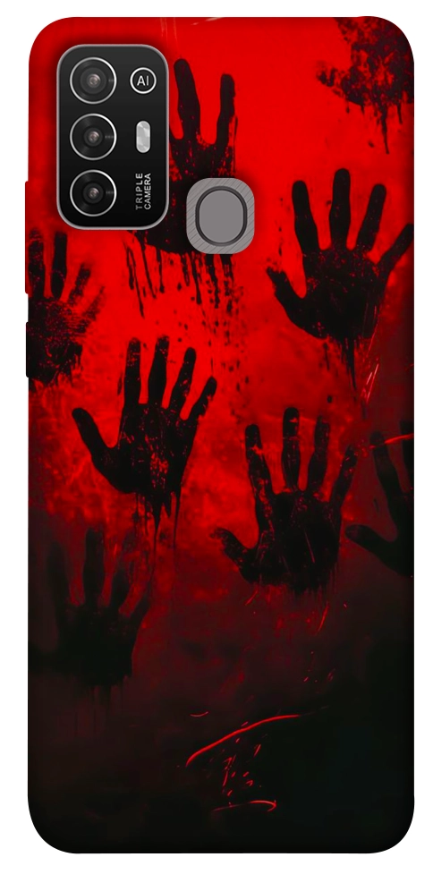 Чехол Bloody hands для ZTE Blade A52