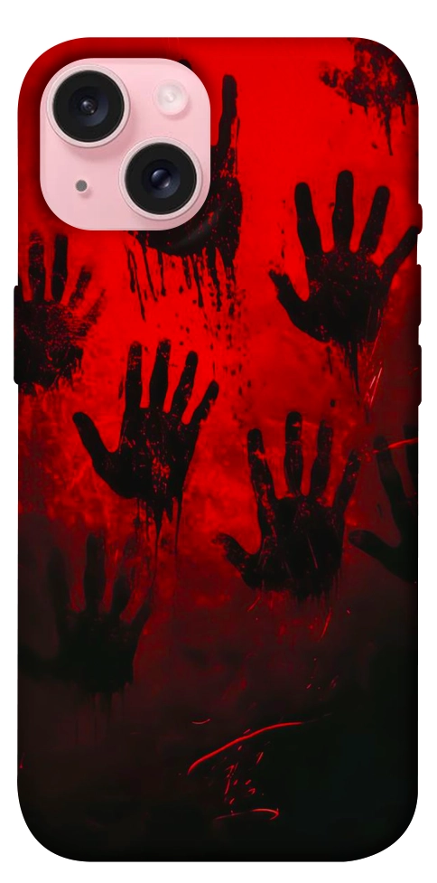 Чохол Bloody hands для iPhone 15