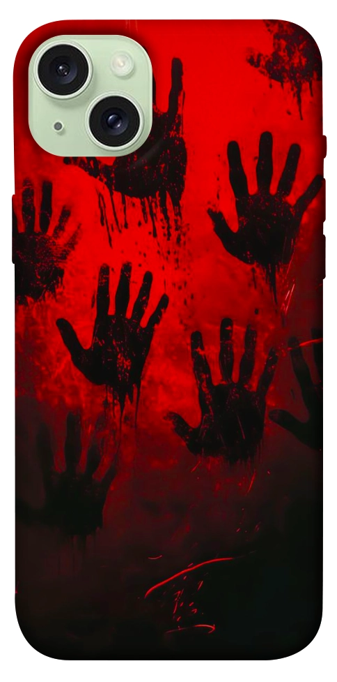 Чехол Bloody hands для iPhone 15 Plus