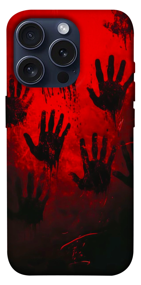 Чохол Bloody hands для iPhone 15 Pro