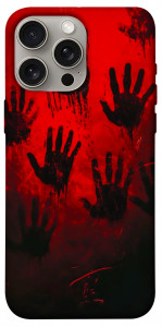 Чехол Bloody hands для iPhone 15 Pro Max