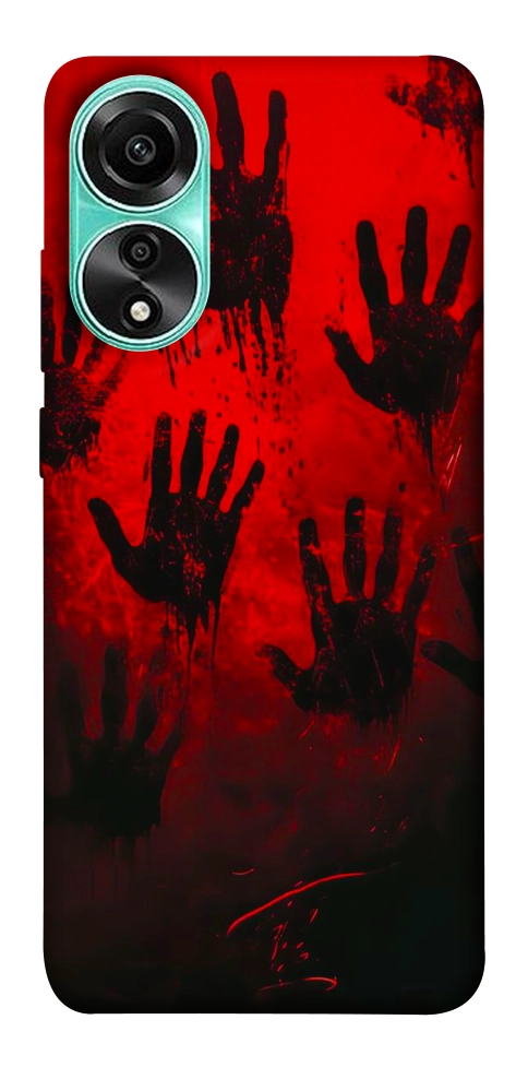 Чохол Bloody hands для Oppo A78 4G