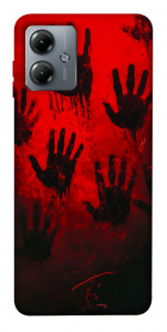 Чехол Bloody hands для Motorola Moto G14
