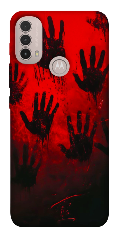Чехол Bloody hands для Motorola Moto E30
