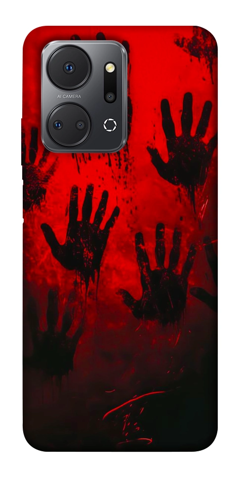 Чехол Bloody hands для Huawei Honor X7a