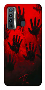 Чохол Bloody hands для TECNO Camon 17