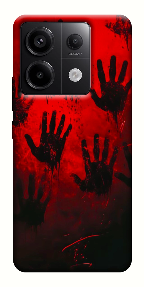 Чохол Bloody hands для Xiaomi Redmi Note 13 Pro 4G