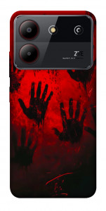 Чехол Bloody hands для ZTE Blade A54 4G