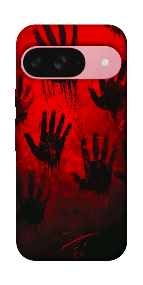 Чехол Bloody hands для Google Pixel 9