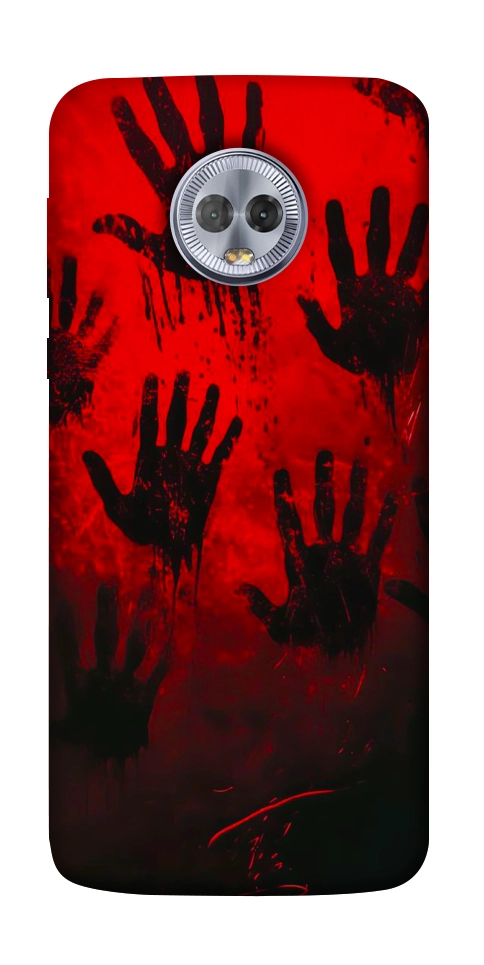 Чохол Bloody hands для Motorola Moto G6 Plus