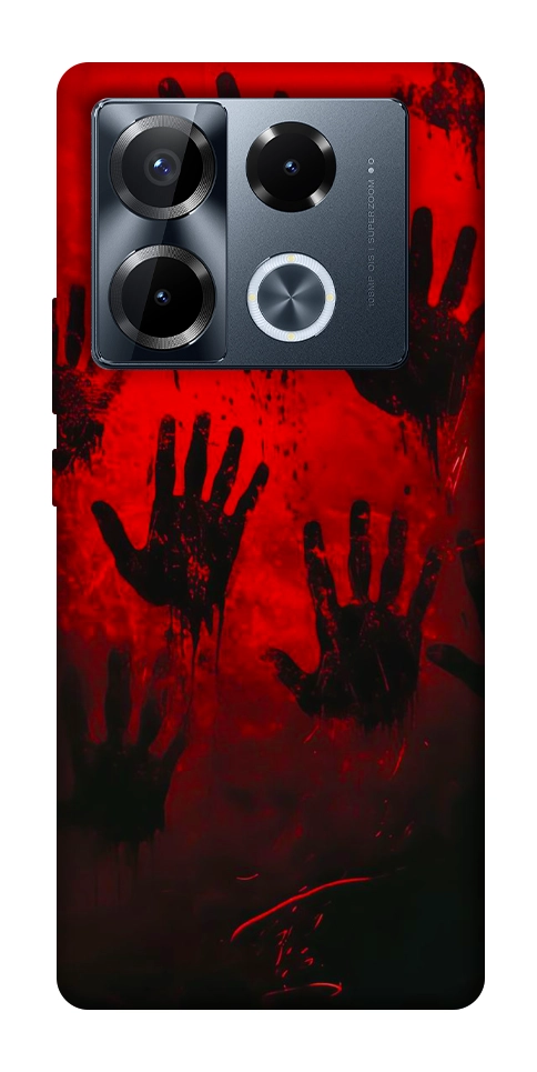 Чехол Bloody hands для Infinix Note 40 Pro 4G