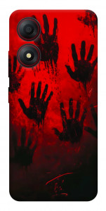Чехол Bloody hands для ZTE Blade A34 4G