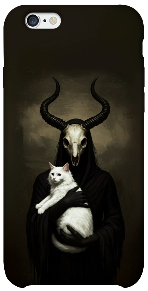 Чехол Creature with cat для iPhone 6