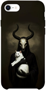 Чохол Creature with cat для iPhone SE (2020)