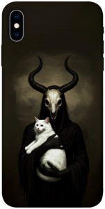 Чохол Creature with cat для iPhone X