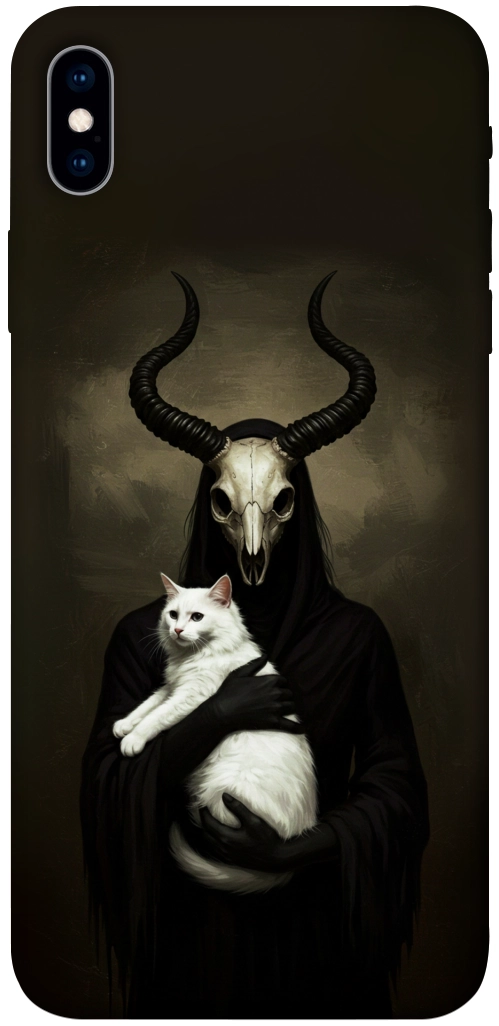 Чехол Creature with cat для iPhone XS Max