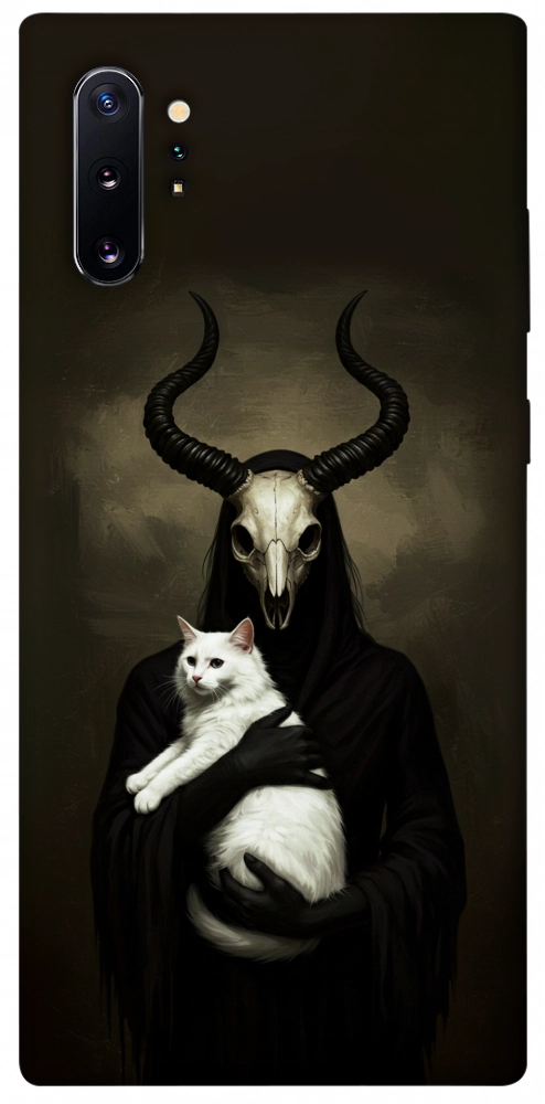 Чехол Creature with cat для Galaxy Note 10+ (2019)