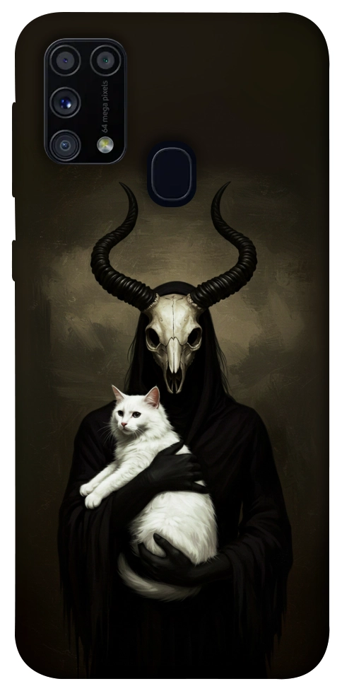 Чохол Creature with cat для Galaxy M31 (2020)