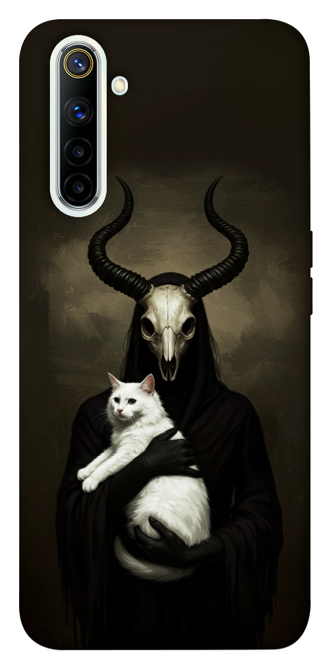 Чехол Creature with cat для Realme 6