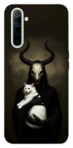 Чехол Creature with cat для Realme 6