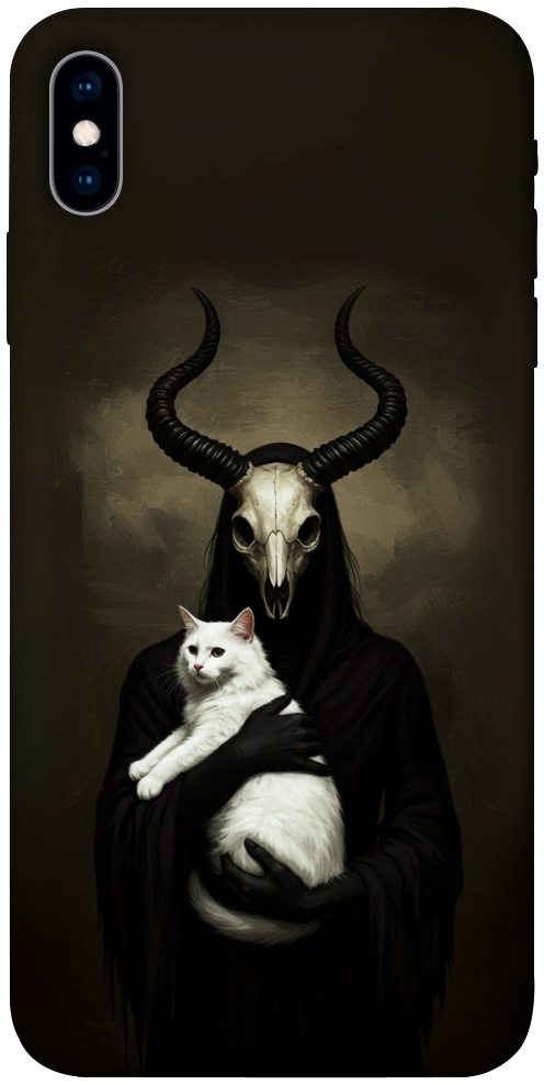 Чохол Creature with cat для iPhone XS