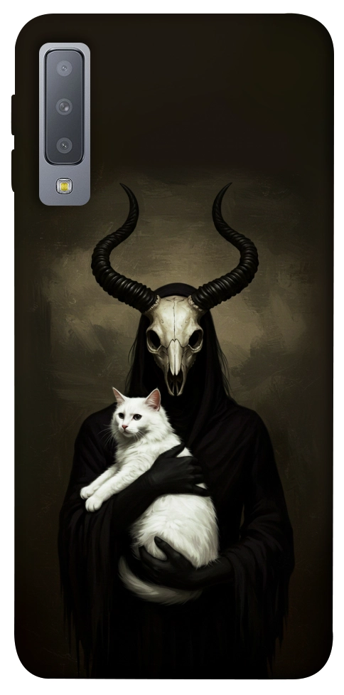 Чохол Creature with cat для Galaxy A7 (2018)