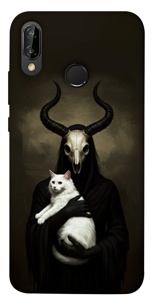 Чохол Creature with cat для Huawei P20 Lite