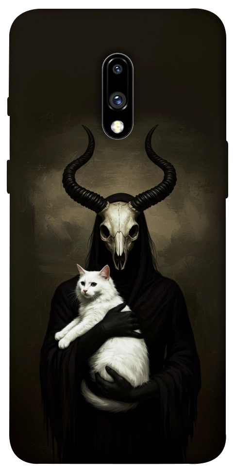 Чехол Creature with cat для OnePlus 7