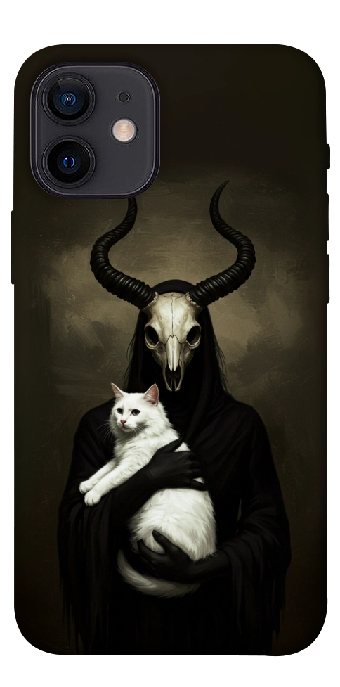Чехол Creature with cat для iPhone 12 mini