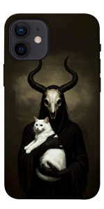 Чехол Creature with cat для iPhone 12 mini