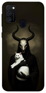 Чехол Creature with cat для Samsung Galaxy M30s