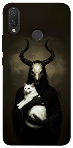 Чохол Creature with cat для Huawei P Smart+