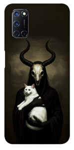 Чехол Creature with cat для Oppo A52