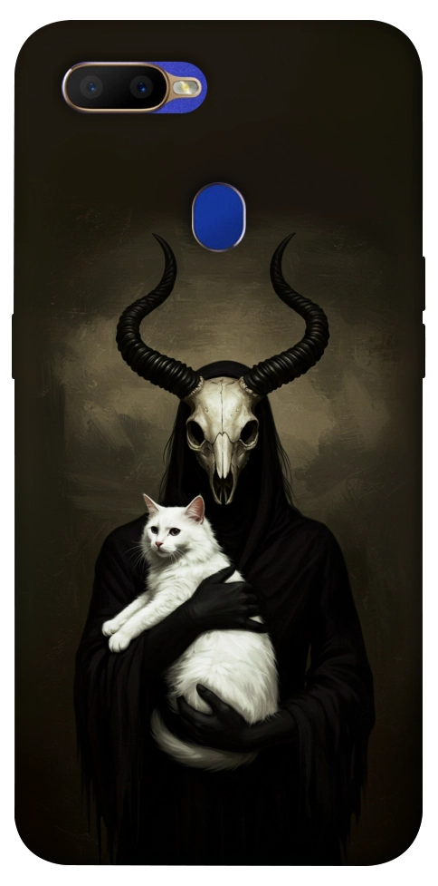 Чехол Creature with cat для Oppo A5s