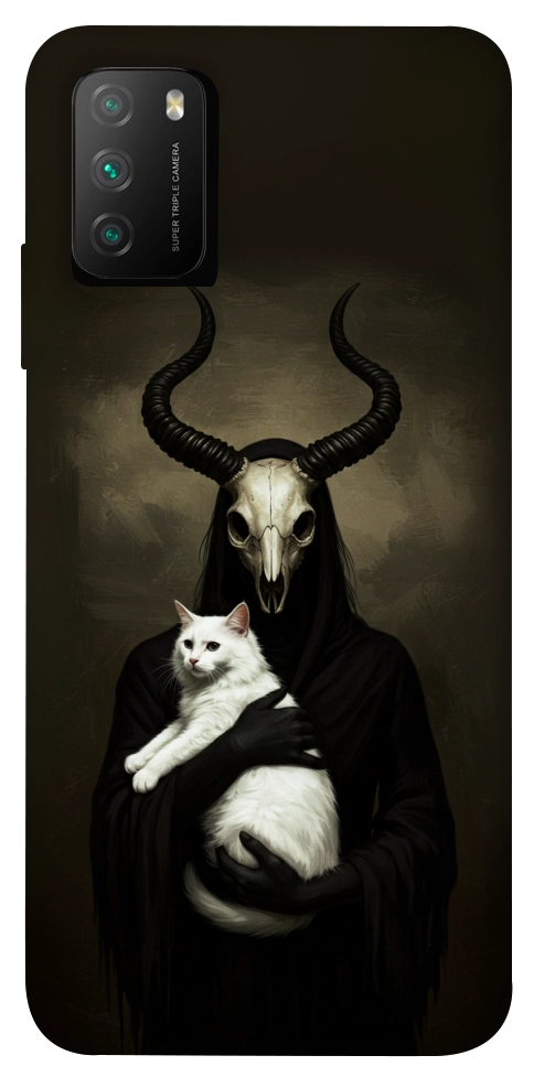 Чохол Creature with cat для Xiaomi Poco M3