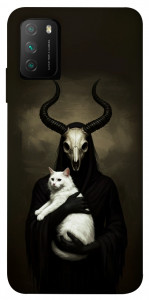 Чехол Creature with cat для Xiaomi Poco M3