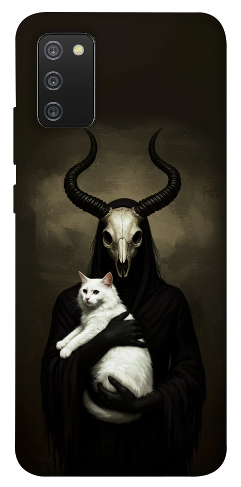 Чехол Creature with cat для Galaxy A02s