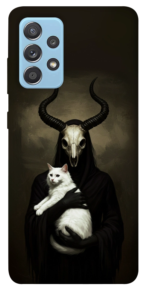 Чехол Creature with cat для Galaxy A52