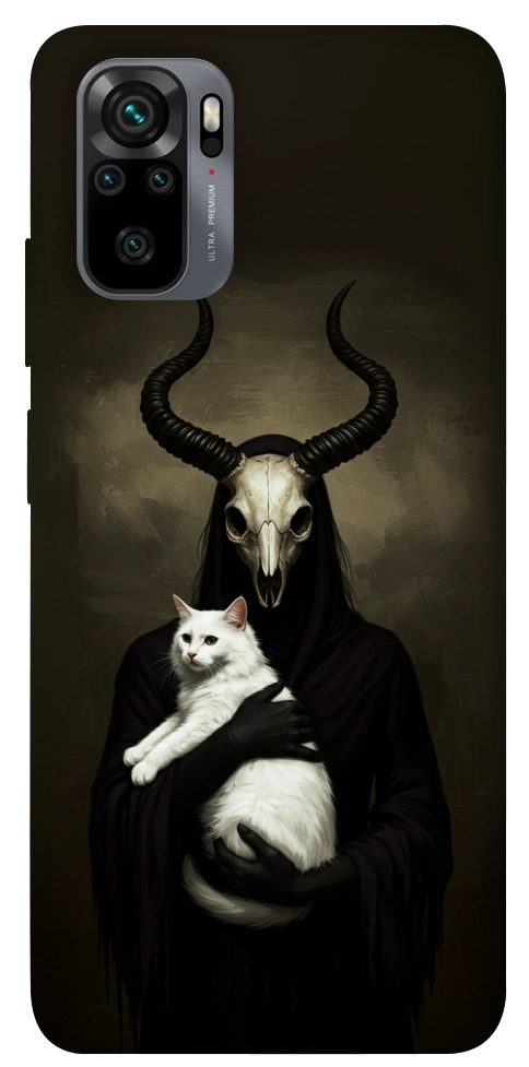 Чехол Creature with cat для Xiaomi Redmi Note 10