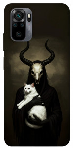 Чехол Creature with cat для Xiaomi Redmi Note 10