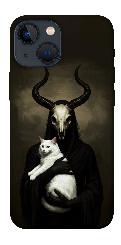 Чохол Creature with cat для iPhone 13 mini