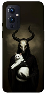 Чехол Creature with cat для OnePlus 9